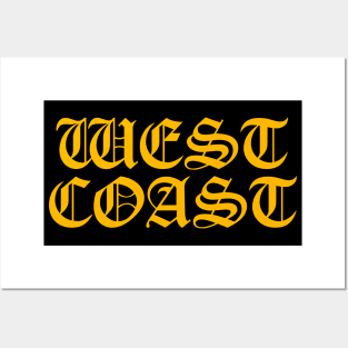 WEST COAST ))(( California Pride Old Type Posters and Art